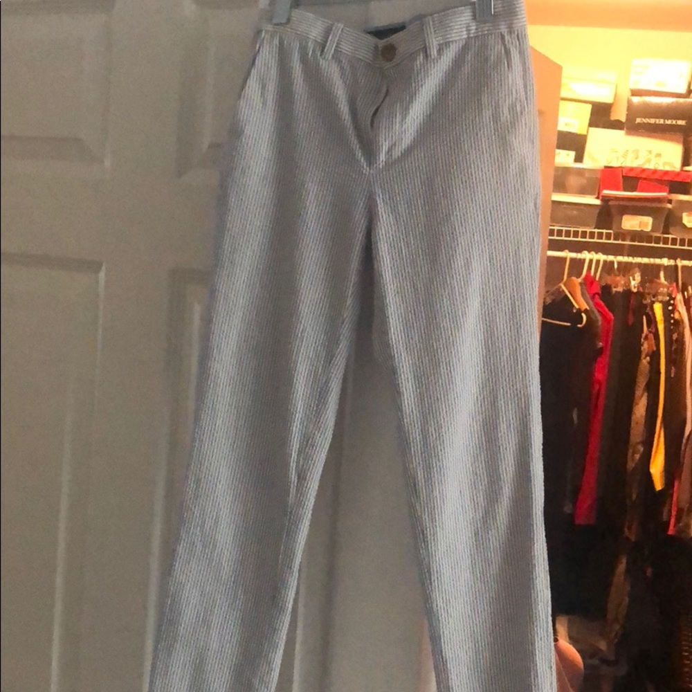 Boys dress seersucker pants